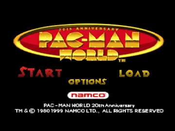 Pac-Man World (US) screen shot title